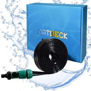 lot 2024 image: ARTBECK Trampoline Sprinkler for Kids, Outdoor Trampoline Water Park Sprinklers for Boys Girls, Trampoline Accessories for Summer Fun Backyard Water Play Games 39ft