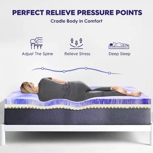 lot 2037 image: 3 Inch Queen Memory Foam Mattress Topper, Ventilated Foam Topper with Viscose Made from Bamboo Cover, Mattress Pad with 18 Deep Pocket, Black