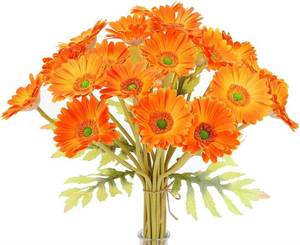 lot 2061 image: 24pcs Gerbera Daisies Flowers