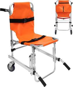 lot 5198 image: EMS Stair Chair, Ambulance Medical Lift, Foldable Stair Chair Lift, Transfer Stair Chair Lift Assist Devices  2 Adjustable Straps wQuick Release Buckles, for Seniors Disabled Injured 350.5lbs