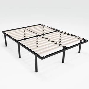 lot 5202 image: ZINUS SmartBase Euro Slats Mattress Foundation  14 Inch Metal Platform Bed Frame  No Box Spring Needed  Sturdy Steel & Wood Frame  Underbed Storage, Full