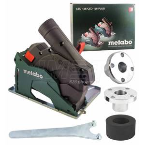 lot 5227 image: RETAIL PRICE $194.67 Metabo CED 125 Angle Grinder Cutting Extraction Hood