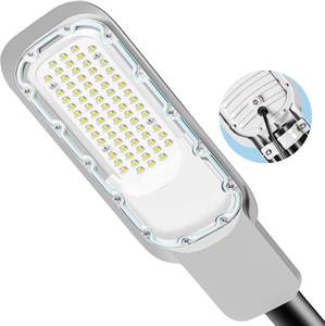 lot 5241 image: LED Flood Light, 7000LM Dusk to Dawn Outdoor Lighting, 6000K Daylight Super Bright Floodlight, IP66 Waterproof, Outside Security Light for Yard, Garage, Roadway