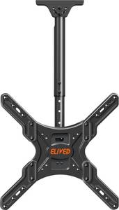 lot 6246 image: ELIVED Ceiling TV Mount Fits Most 26-65 Inch LED, LCD OLED Flat Screen TVs, Full Motion Height Adjustable TV Mount Bracket, Swivel and Tilt TV Bracket, Max VESA 400x400mm, Holds up to 99 lbs