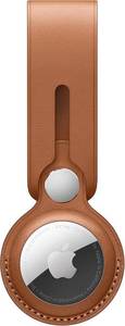 lot 6268 image: Genuine Apple AirTag Case Leather Loop - Saddle Brown