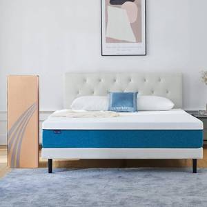 lot 11445 image: IYEE NATURE King Mattress 12 Inch King Size Memory Foam Mattress Fiberglass Free, Breathable and Supportive, Pressure Relief and Comfortable Rest