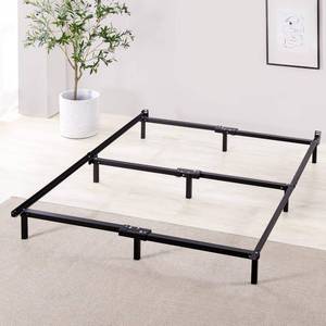 lot 11455 image: ZINUS Compack Metal Bed Frame, 7 Inch Support Bed Frame for Box Spring and Mattress Set, Black, California King