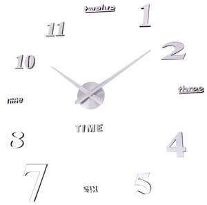 lot 337 image: TRENTON GLOBAL FASHION Contemporary Design Frameless DIY Decorative Wall Clock