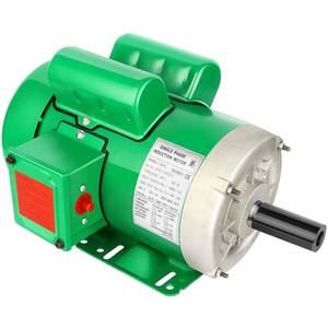 lot 207 image: 2HP Electric Motor Farm Duty Single Phase Motor 1725RPM 115230V 145T TEFC CWCCW 4Pole