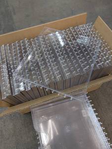 lot 209 image: 35 Display Dynamics Peg Board Trays 12.5 x 12.5 x 1 Inch