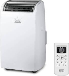 lot 211 image: BLACKDECKER Smart Portable Air Conditioner, 14,000 BTU ASHRAE 128 (10,000 BTU DOE) for Rooms up to 700 Sq. Ft., Smart Portable AC with Follow Me Remote and Window Kit, BPACT14WT, White