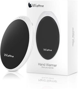 lot 6690 image: Wattne 2 in 1 USB Hand Warmer and Power Bank, Black