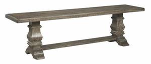 lot 10110 image: Wyndahl Rustic Brown Dining Room Bench