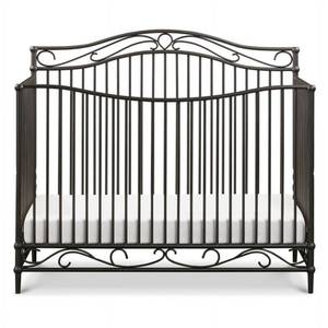 lot 10138 image: Namesake Classic Noelle Metal Convertible Crib in Vintage Iron (Mattress Not Included)