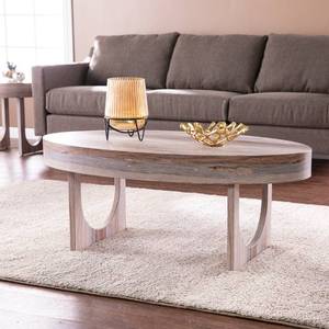 lot 10144 image: Chadkirk Faux Marble Cocktail Table