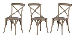 lot 10109 image: Set of 3 Linon Bentwood Chairs