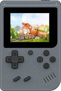 lot 457 image: Retro Gaming Console, Portable Video Game Console with 3.0 inch IPS Screen and Preloaded 400 Classic Video Games, Mini Retro Handheld Game Console (Clear)