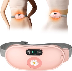 lot 459 image: Cordless Heating Pad for Cramps Relief, 2500mAh Rechargeable Battery, 4-6h Using Time,Portable Heating Pad with 6 Heat & 6 Vibration Modes,1h Auto Shut-Off, Period Massager for Women Girls,Pink