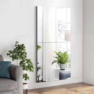 lot 485 image: 3-Piece Frameless Body Wall Mirror Set  16 x 16 Panels