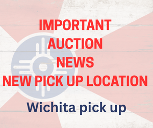 lot 0 image: Important AUCTION NEWS PLEASE READ Wichita Pick up Location