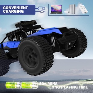 lot 1811 image: 2.4Ghz 120 RC Car, 4x4 Offroad, 20 kmh, LED Lights, Unisex, Children, RC Car