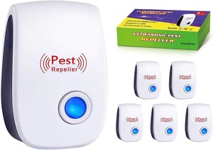 lot 1850 image: Orginal 2024 Ultrasonic Pest Repeller Indoor with 6 Pack  Human and Pet SafePest Control for HomeSupermarketWarehouseHotelRestaurant
