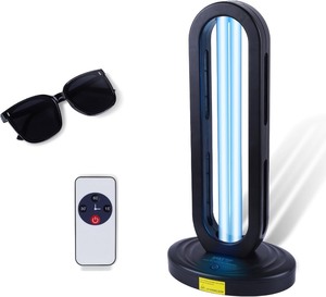 lot 1864 image: DailyTop Home Disinfection Device, Ozone Free UV Light Sanitizer for Dust MitesMold, Ultraviolet Light Sanitizer for Room,UVO 254 Lamp,UVC Lamp with Remote Control
