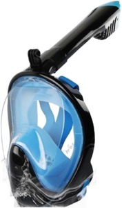 lot 1865 image: Complete Snorkeling Kit Diving Mask Full Dry Snorkel Anti-Fog and Leak-Proof Diving Mask Portable Diving Equipment Snorkeling Equipment Scuba Mask Masks (Color  A, Size  49  9  10.5cm)