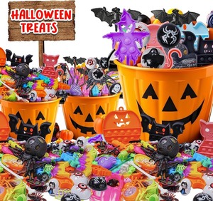lot 1847 image: 28 Pc Mystery Halloween Trick-or-Treat Box Fidget Toys