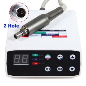 lot 2530 image: Dental Electric Micro Motor System LED Handpiece Brushless 2Holes NSK Style