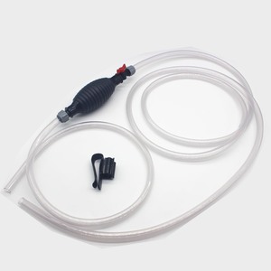 lot 2588 image: Gasoline Siphon Hose Hand Fuel Pump with Switch, Hand Fuel Transfer Pump with 2PC Thickened PVC Hoses(9.8ft&3.3ft), High Flow Gas Siphon Manual Pump for Water Gasoline Oil Petrol Diesel
