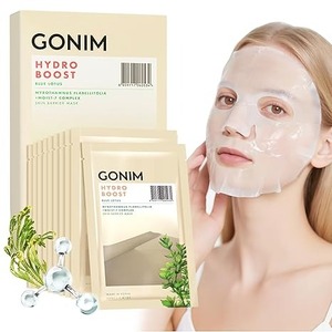 lot 8806 image: GONIM Premium Korean Sheet Mask Set  Triple-Action Hydration & Glow (5-Pack)