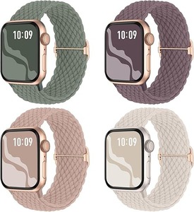 lot 8811 image: Braided Stretchy Solo Loop  Premium Nylon Elastic Apple Watch Band