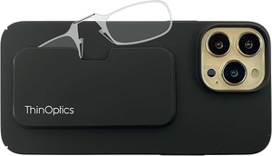 lot 8814 image: ThinOptics Slimline Case  Rectangular Glasses 2.50