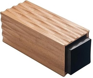 lot 8817 image: Bamboo Toilet Bowl Brush Holder- No Brush included
