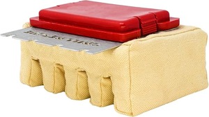 lot 8860 image: Grill Rescue Replaceable Scraper Head  Bristle-Free Steam Cleaning BBQ Tool