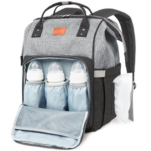 lot 2322 image: KeaBabies Baby Diaper Bag Backpack - Large Baby Bag for Boys, Girls, Waterproof Multi Function Travel Diaper Backpack with Changing Pad, Durable Travel Essentials for Moms and Dads (Graphite)