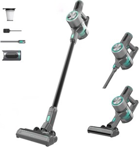lot 2323 image: Cordless Vacuum Cleaner with 20000Pa Powerful Suction, Lightweight Stick with HEPA Filter, 300W Powerful Brushless Motor, 40mins Runtime in Eco Mode, for Home Hard Floor Carpet Pet Hair