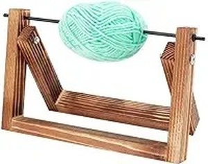 lot 8925 image: Wooden Horizontal Yarn Ball Holder