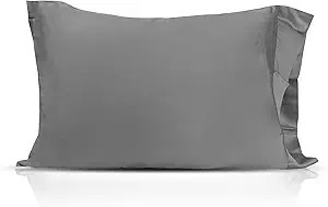 lot 8942 image: Copper-Infused Bamboo & Modal Pillowcase (Grey)