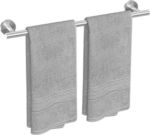 lot 8953 image: Brushed Nickel 24-Inch Towel Bar