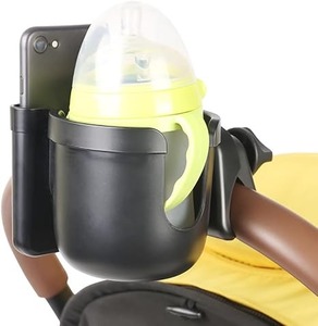 lot 8962 image: Universal 2-in-1 Stroller Cup & Phone Holder