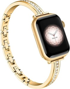 lot 8969 image: Missair Slim Metal Jewelry Apple Watch Band
