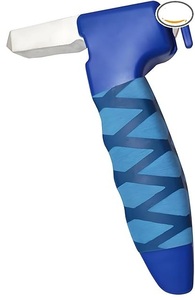 lot 8974 image: 3-in-1 Multifunctional Car Door Assist Handle (Blue)