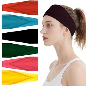 lot 8981 image: 6-Piece Non-Slip Workout Headband Set