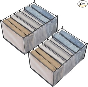 lot 8991 image: 2-Piece Mesh Clothes Organizer Set