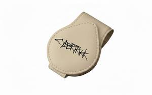 lot 8920 image: Tesla Cybertruck Leather Sunglass Holder (Beige)