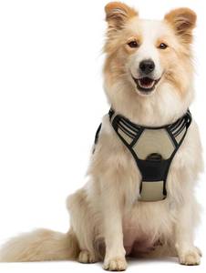 lot 22519 image: Stylish Control rabbitgoo No-Pull Dog Harness (Beige) (Size - Medium)