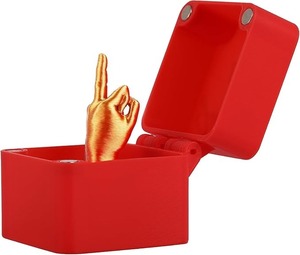 lot 22564 image: 3 pack The Middle Finger in a Box (3-Pack)  The Ultimate 3D-Printed Surprise