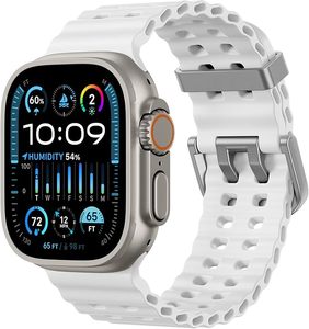 lot 22589 image: Rugged Performance Soft Silicone Sport Band for Apple Watch